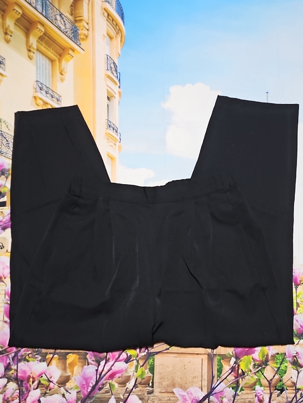 Masscob Chic Black High-Waisted Pull On Pants Size 10